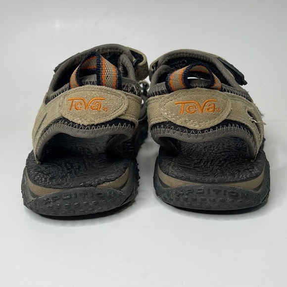 Teva Terra Sandals Water Sport Hiking Men’s Size 8 6702 Brown Hook And Loop - Picture 10 of 13